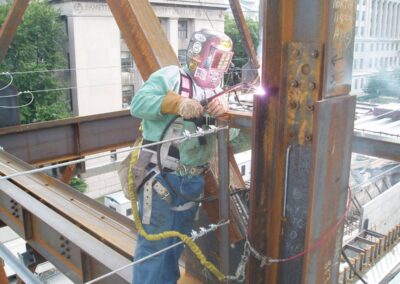 Structural steel and precast erection — photo 1